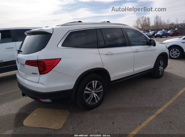 5FNYF6H55JB035558 2018 HONDA PILOT Белый Задняя правая четверть