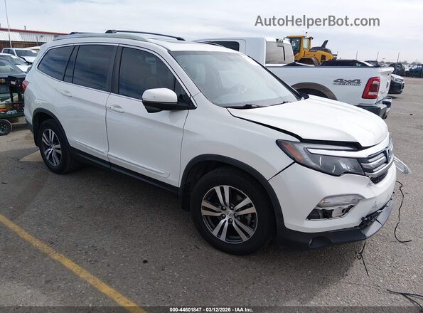 5FNYF6H55JB035558 2018 HONDA PILOT Белый Передняя правая четверть