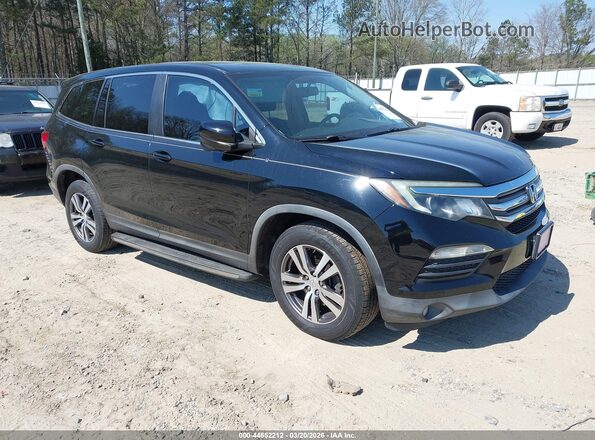 5FNYF6H58HB017534 2017 HONDA PILOT Черный Передняя правая четверть