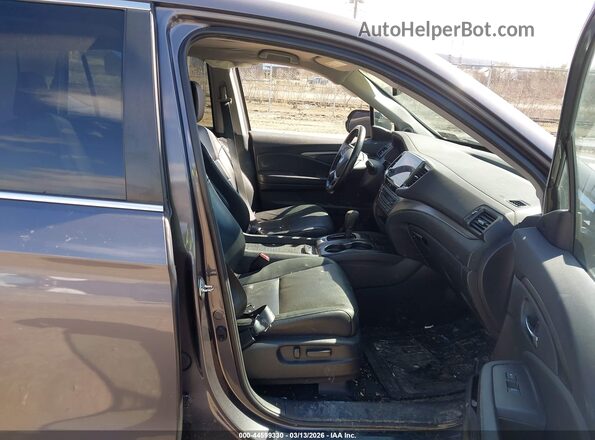 5FNYF6H5XLB016829 2020 HONDA PILOT Серый Вид салона спереди