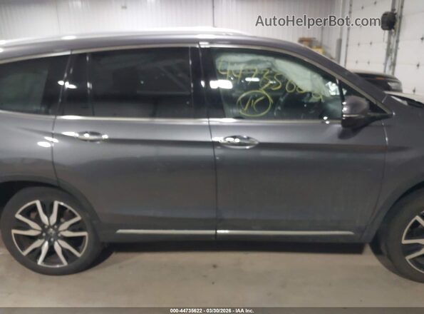 5FNYF6H62NB093979 2022 HONDA PILOT Серый Вид задней части салона