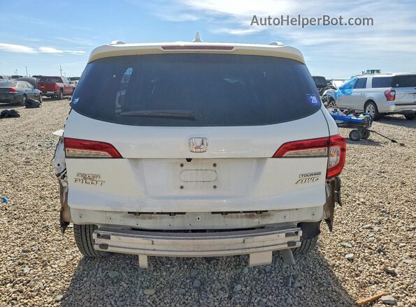 5FNYF6H68KB002323 2019 HONDA PILOT Белый Вид сзади