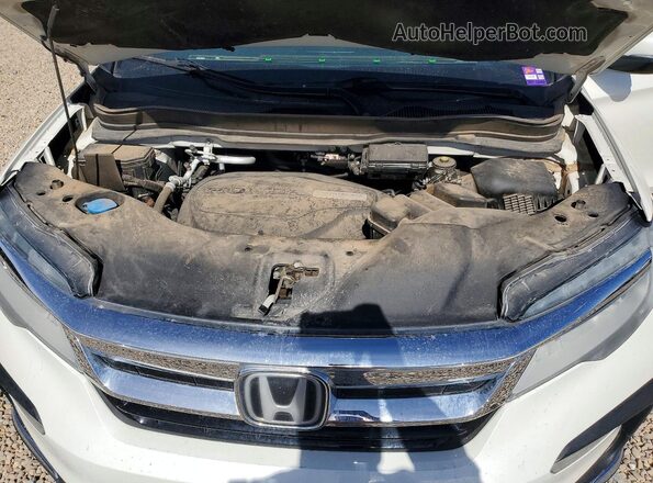 5FNYF6H68KB002323 2019 HONDA PILOT Белый Вид подкапотного пространства