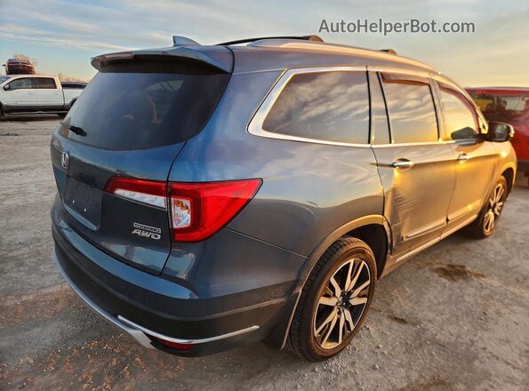 5FNYF6H93KB057093 2019 HONDA PILOT Зеленый Задняя правая четверть