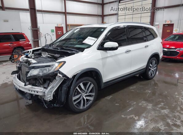 5FNYF6H98JB025402 2018 HONDA PILOT White Przód lewy