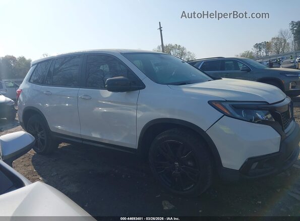 5FNYF7H25MB012877 2021 HONDA PASSPORT White Вид задньої частини салону