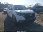 2021 Honda Passport 2wd Sport White vin: 5FNYF7H25MB012877