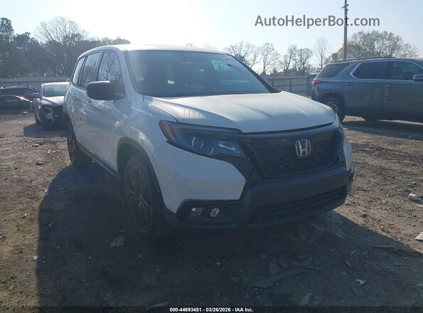 5FNYF7H25MB012877 2021 HONDA PASSPORT White Передня права чверть