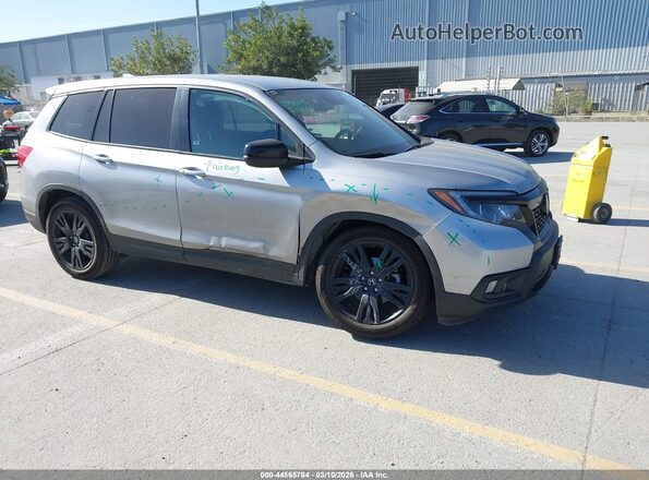 5FNYF7H27KB008049 2019 HONDA PASSPORT Серебряный Вид спереди