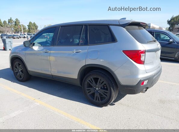 5FNYF7H27KB008049 2019 HONDA PASSPORT Серебряный Задняя левая четверть