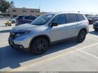 2019 Honda Passport Sport Серебряный vin: 5FNYF7H27KB008049
