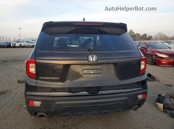 5FNYF7H56KB010501 2019 HONDA PASSPORT Черный Вид сзади