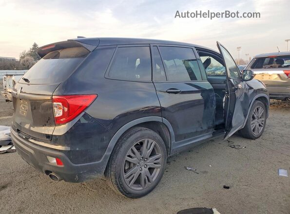 5FNYF7H56KB010501 2019 HONDA PASSPORT Черный Задняя правая четверть