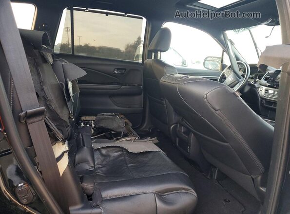 5FNYF7H56KB010501 2019 HONDA PASSPORT Черный Вид задних сидений