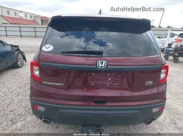 5FNYF7H58MB010356 2021 HONDA PASSPORT Red 