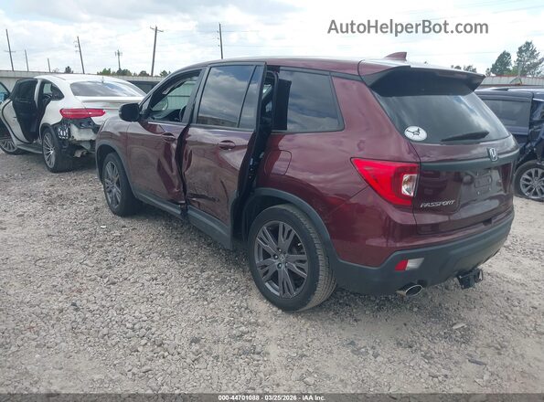 5FNYF7H58MB010356 2021 HONDA PASSPORT Red Tył lewy