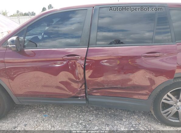 5FNYF7H58MB010356 2021 HONDA PASSPORT Red Widok z przodu