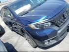 2021 Honda Passport 2wd Ex-l Blue vin: 5FNYF7H5XMB011167