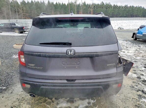 5FNYF7H90MB009141 2021 HONDA PASSPORT Gray Rear view