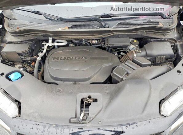 5FNYF7H90MB009141 2021 HONDA PASSPORT Gray Engine compartment view