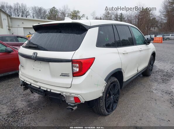 5FNYF8H25KB013756 2019 HONDA PASSPORT Белый Вид спереди