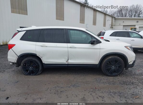 5FNYF8H25KB013756 2019 HONDA PASSPORT Белый Вид задней части салона