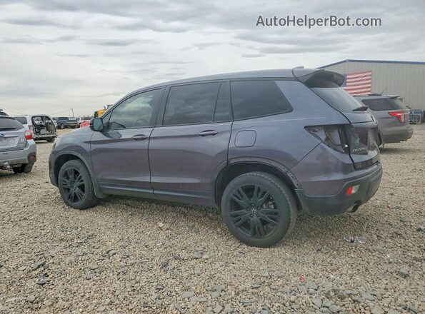 5FNYF8H26MB020699 2021 HONDA PASSPORT Gray Задня ліва чверть