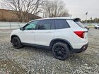2021 Honda Passport Sport White vin: 5FNYF8H26MB021285