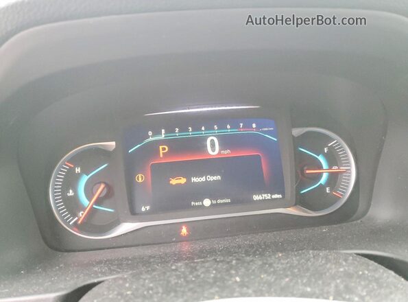 5FNYF8H27KB021745 2019 HONDA PASSPORT Blue Vista del cuadro de instrumentos