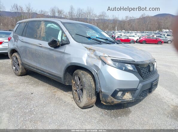 5FNYF8H52LB019574 2020 HONDA PASSPORT Серебряный Передняя правая четверть