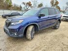 2021 Honda Passport Exl Blue vin: 5FNYF8H52MB034562