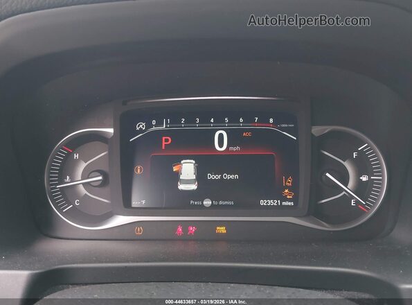 5FNYF8H53PB024286 2023 HONDA PASSPORT White Vista de los asientos traseros
