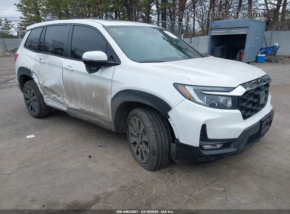 5FNYF8H53PB024286 2023 HONDA PASSPORT White Delantero derecho