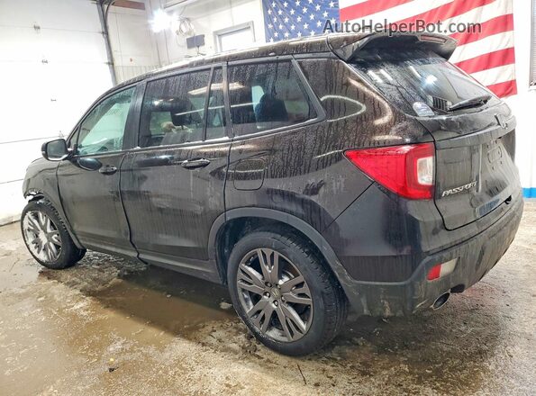 5FNYF8H54MB026205 2021 HONDA PASSPORT Коричневый Задняя левая четверть