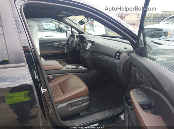 5FNYF8H54SB008400 2025 HONDA PASSPORT Black Widok wnętrza z przodu