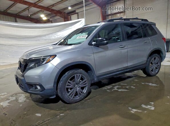 5FNYF8H56MB003749 2021 HONDA PASSPORT Серебряный Передняя левая четверть