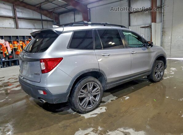 5FNYF8H56MB003749 2021 HONDA PASSPORT Серебряный Задняя правая четверть