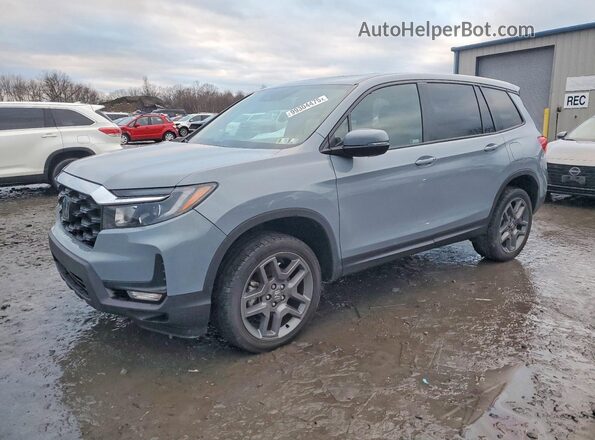 5FNYF8H56PB005909 2023 HONDA PASSPORT Синий Передняя левая четверть