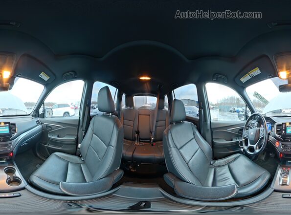 5FNYF8H56PB005909 2023 HONDA PASSPORT Синий Панорамный вид салона 360°