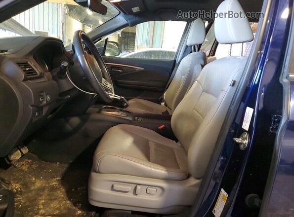 5FNYF8H57KB008729 2019 HONDA PASSPORT Синий Вид салона спереди