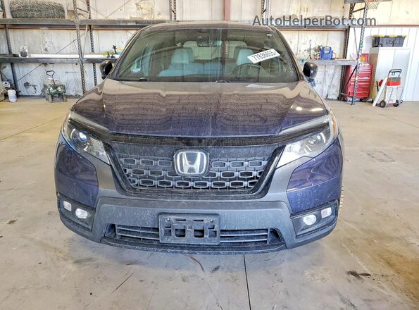 5FNYF8H57KB008729 2019 HONDA PASSPORT Синий Вид спереди