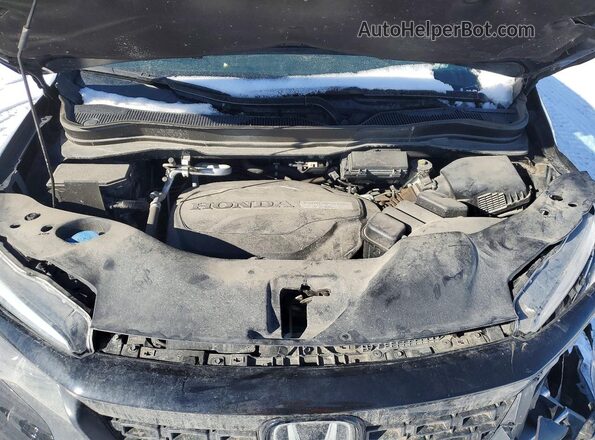 5FNYF8H57KB501357 2019 HONDA PASSPORT Черный Вид подкапотного пространства