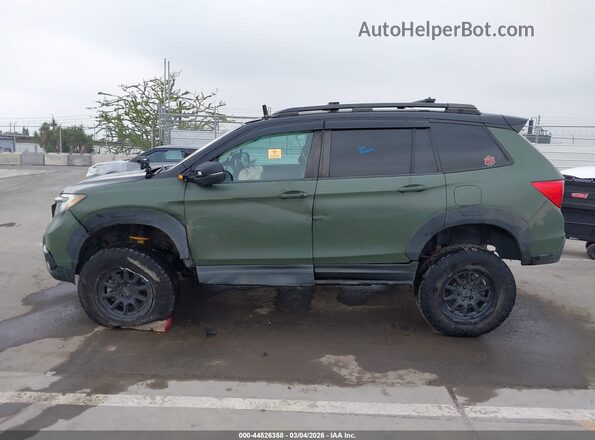 5FNYF8H58KB003314 2019 HONDA PASSPORT Зеленый Панорамный вид салона 360°