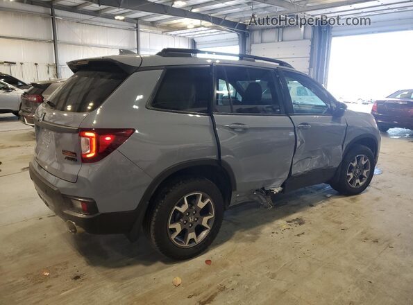 5FNYF8H65NB018155 2022 HONDA PASSPORT Синий Задняя правая четверть
