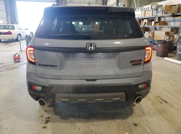5FNYF8H65NB018155 2022 HONDA PASSPORT Синий Вид сзади