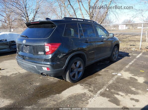 5FNYF8H90MB036541 2021 HONDA PASSPORT Black Tył prawy