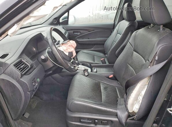 5FNYF8H93KB004292 2019 HONDA PASSPORT Black წინა სალონის ხედი