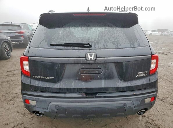 5FNYF8H93KB004292 2019 HONDA PASSPORT Black უკანა ხედი