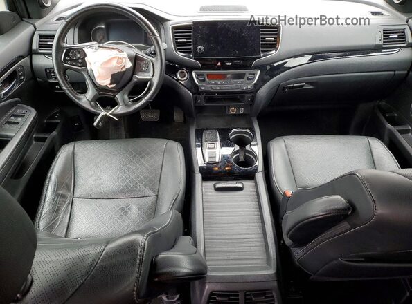 5FNYF8H93KB004292 2019 HONDA PASSPORT Black წინა პანელის ხედი