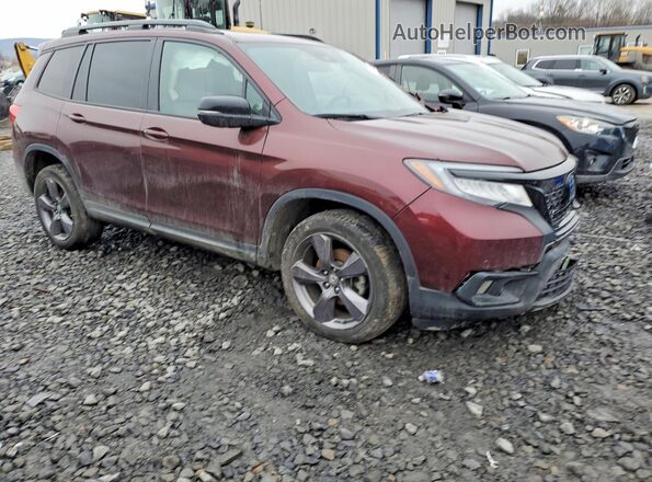 5FNYF8H97MB029313 2021 HONDA PASSPORT Burgundy Przód prawy